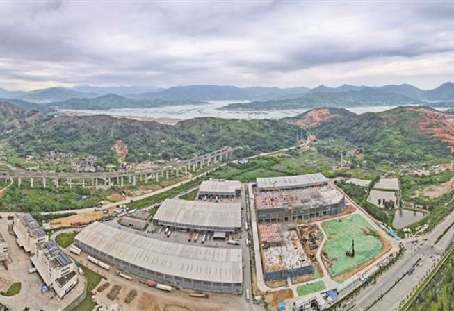 宁德市水陆联运中心项目 二期建设拉满“进度条”