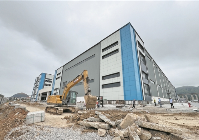 宁德市水陆联运中心工程建设进入尾声